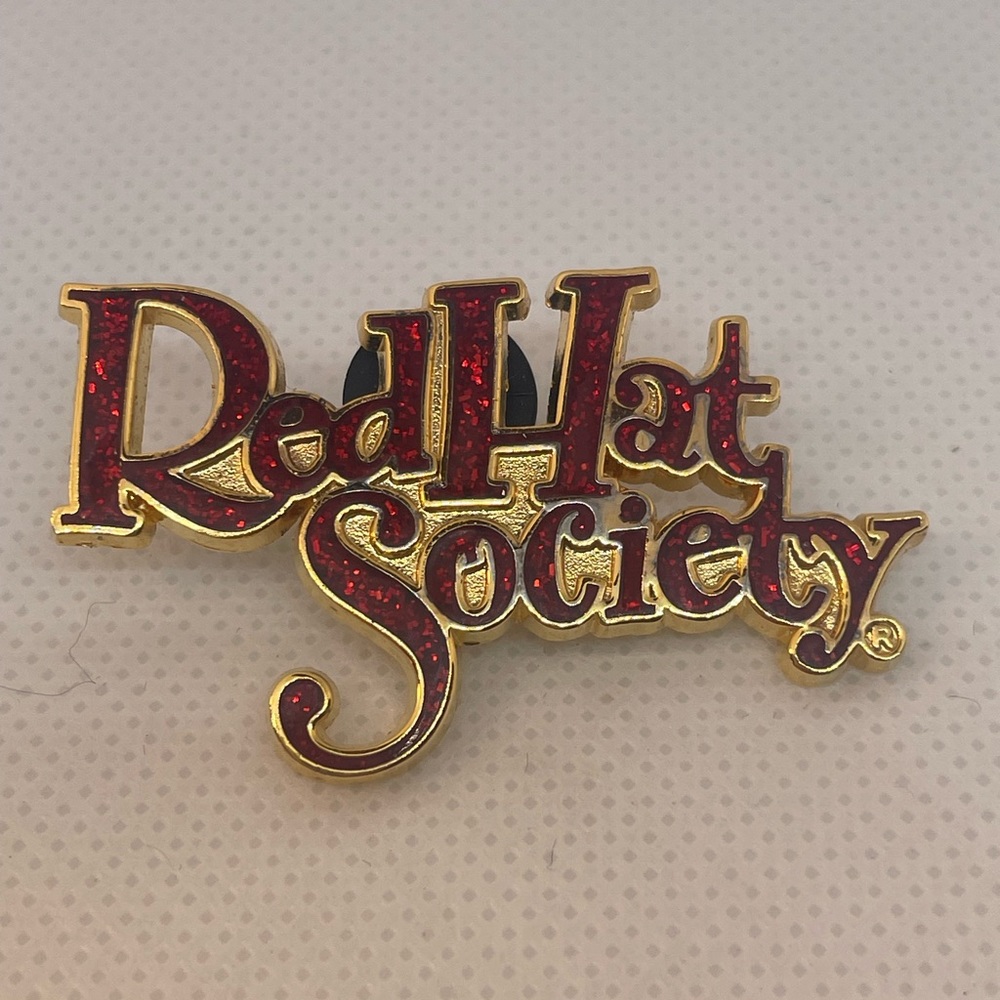 Red Hat Society Trio of Pins Fashion Jewelry - Picture 9 of 9